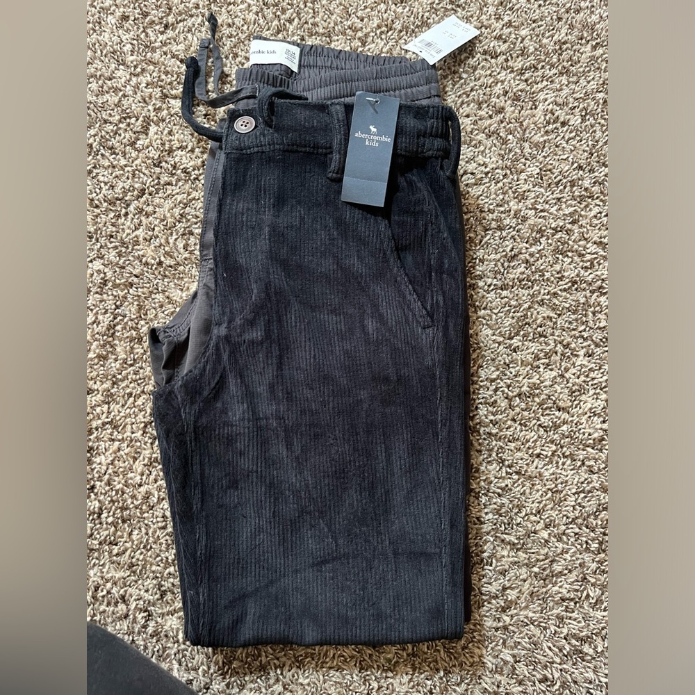 2 NWT A&F Kids Corduroy & Cargo Pants